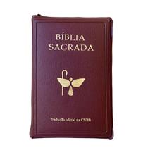 Biblia sagrada capa com ziper - traducao oficial - 6. edicao