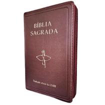 Bíblia sagrada capa com zíper - tradução oficial