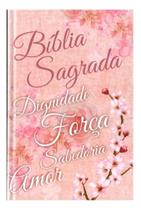 Bíblia Sagrada capa dura,com Harpa,letra Hiper Gigante Rosa