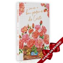 Bíblia Sagrada Capa Dura Slim Bom Perfume de Cristo Cristã Evangélica Gospel Índice Crente Feminina Mulher