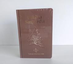 Bíblia Sagrada - Capa Marrom - Sarça-Ardente - EDICOES CNBB
