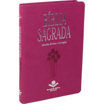 Bíblia Sagrada - Capa material sintético pink