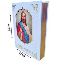 Bíblia Sagrada Católica Grande - Capa Branca Edição Luxo
