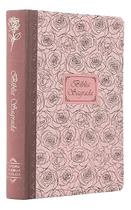 Bíblia Sagrada Católica, Letra Grande, Rosas, Capa Dura Com Lombada Em Tecido, Leitura Perfeita