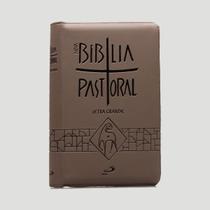 Bíblia Sagrada Católica Pastoral Letra Grande Maior Zíper