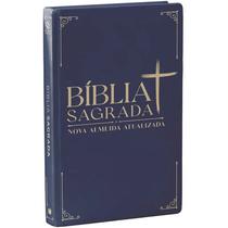 Bíblia Sagrada Clássica Azul NAA Letra Normal Capa Dura