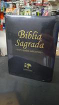 Bíblia Sagrada com ajuda adcionais- Preto/sem ziper - carteira