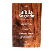 Bíblia Sagrada com Harpa 774 Letras Hiper Gigantes Revista Corrigida