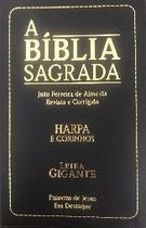 Biblia Sagrada - Com Harpa e Corinhos, Letra Gigante e Palavras De Jesus Em Vermelho - PAE EDITORA E DISTRIBUIDORA