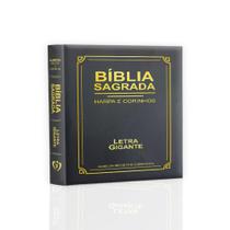 Bíblia Sagrada Com Harpa e Corinhos RC Edição Luxo Letra Gigante Preto