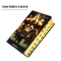 Biblia Sagrada com Harpa - Palavra de Jesus em Vermelho - Capa Dura - Rei Dos Reis