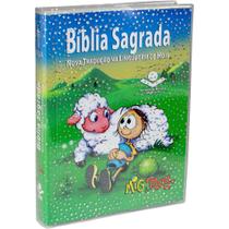 Bíblia Sagrada Completa NTLH Mig e Meg Capa Brochura Menino