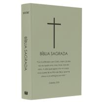 Bíblia Sagrada Cruz NVI Letra Normal Capa Dura Verde