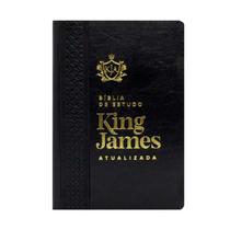 Biblia sagrada de estudo king james atualizada luxo letra grande varias cores
