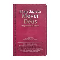 Bíblia Sagrada De Estudo Mover De Deus C/Harpa e Letra Ultragigante - Pink