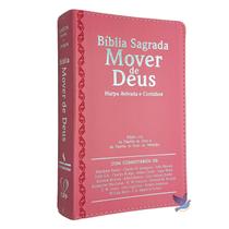 Bíblia Sagrada De Estudo Mover De Deus C/Harpa e Letra Ultragigante - Rosa