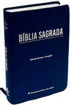 Bíblia Sagrada Economica ARC Capa Azul Luxo