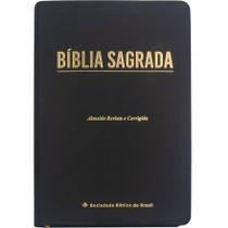 Bíblia Sagrada Economica ARC Letra Gigante Capa Preto Luxo - SBB
