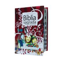 Bíblia sagrada edição com notas para jovens ntlh capa dura vinho índice Bíblia sagrada edição com notas para jovens ntlh capa dura vinho índice
