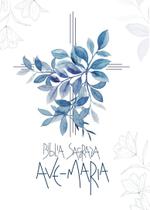 Bíblia Sagrada Editora Ave Maria Católica Feminina Lançamento Capa Dura Luxo Flores Completa Antigo e Novo Testamento Presente Mãe Mulher
