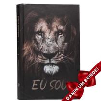 Bíblia Sagrada Eu Sou Capa Dura Letra Normal Cristã Evangélica Gospel Índice Crente Feminina Mulher Homem Leão Jovem Adolescente Igreja Ministér - Presente Religião Igreja Jesus Masculina Barata