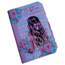 Bíblia sagrada evangélica arc da garota letra hiper gigante harpa e corinhos