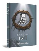Bíblia Sagrada Evangélica BKJ 1611 Fiel Slim Coroa de Espinho Cinza Lettering Bible Lettering Bible Feminina Masculino