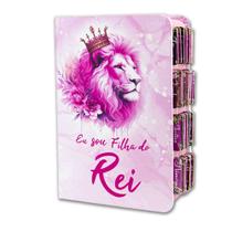 Bíblia Sagrada Evangélica Com Índice Abas Adesivas Feminina Filha do rei - REI DAS BIBLIAS