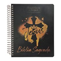 Biblia Sagrada Evangelica Espiral Rei dos Reis Harpa Almeida Revista e Corrigida ARC Feminina MaCPP