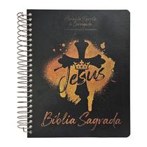 Biblia Sagrada Evangelica Espiral Rei dos Reis Harpa Almeida Revista e Corrigida ARC Feminina Masculina CPP