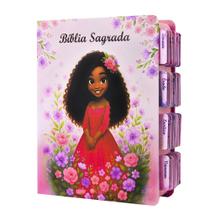 Bíblia Sagrada Evangélica Fácil Leitura Feminina com Abas Adesivas - Floresça Rosa 2025 Bíblia Sagrada Evangélica Fácil Leitura Feminina com Abas Adesivas - Floresça Rosa 2025
