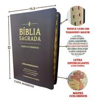 Biblia sagrada evangelica letra hiper gigante arc almeida palavras de jesus em vermelho luxo harpa indice cor:pink Biblia sagrada evangelica letra hiper gigante arc almeida palavras de jesus em vermelho luxo harpa indice cor:pink