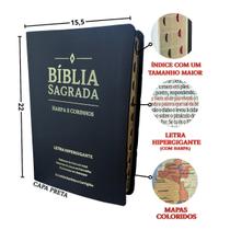 Biblia sagrada evangelica letra hiper gigante arc almeida palavras de jesus em vermelho luxo harpa indice cor:pink Biblia sagrada evangelica letra hiper gigante arc almeida palavras de jesus em vermelho luxo harpa indice cor:pink