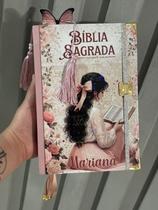 Bíblia Sagrada Evangélica Personalizada e Harpa Cristã João Ferreira de Almeida Letra gigante