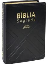 Bíblia Sagrada Evangélica Tamanho Pequeno Letra Grande Linguagem Fácil Capa Preta Nobre - Editora SBB Nova Almeida Atualizada NAA