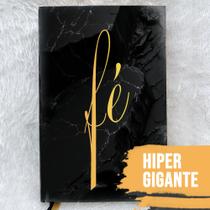 Bíblia Sagrada Fé Capa Dura com Harpa Letra Hiper Gigante e Índice