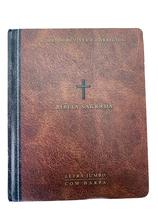 Bíblia Sagrada Gigante Letra Jumbo ARC Almeida Revista Corrigida com Harpa Capa Dura Marrom Bíblia Sagrada Gigante Letra Jumbo ARC Almeida Revista Corrigida com Harpa Capa Dura Marrom