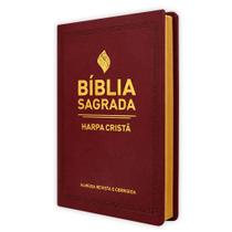 Bíblia Sagrada Grande - Harpa Cristã ARC - Slim Capa Luxo Vinho - CPAD Bíblia Sagrada Grande - Harpa Cristã ARC - Slim Capa Luxo Vinho - CPAD