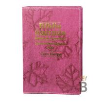 Bíblia Sagrada Hipergigante Luxo - Folha Pink - C/ Harpa