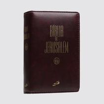 Bíblia Sagrada Jerusalém - Zíper - Vinho - PAULUS Bíblia Sagrada Jerusalém - Zíper - Vinho - PAULUS