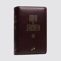 Bíblia Sagrada Jerusalém - Zíper - Vinho - Paulus Bíblia Sagrada Jerusalém - Zíper - Vinho - Paulus