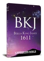 Bíblia Sagrada King James 1611 Lettering Bible Capa Jovem Universo - Editora BVBooks