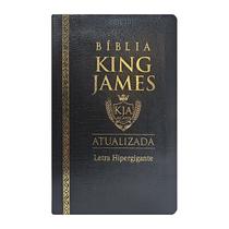 Bíblia Sagrada King James Atualizada 1611 Fiel Letra Hipergigante Preta - Cpp