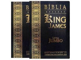 Bíblia Sagrada King James Atualizada/ Capa Coverbook/ Letra Jumbo Preta