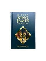 Bíblia Sagrada King James Atualizada Letra Gigante Capa Dura Flame Lion