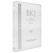 Bíblia Sagrada King James Fiel 1611 Com Referências Bíblicas Capa Branca