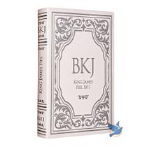 Bíblia Sagrada King James Fiel 1611 Letra Extra Gigante Capa Branca