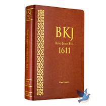 Bíblia Sagrada King James Fiel 1611 Letra Hiper Gigante Capa Marrom Bíblia Sagrada King James Fiel 1611 Letra Hiper Gigante Capa Marrom