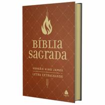 Bíblia Sagrada King James - Letra Extra Grande - Marrom Bíblia Sagrada King James - Letra Extra Grande - Marrom