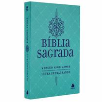 Bíblia Sagrada King James - Letra Extra Grande - Turquesa: Getsemani